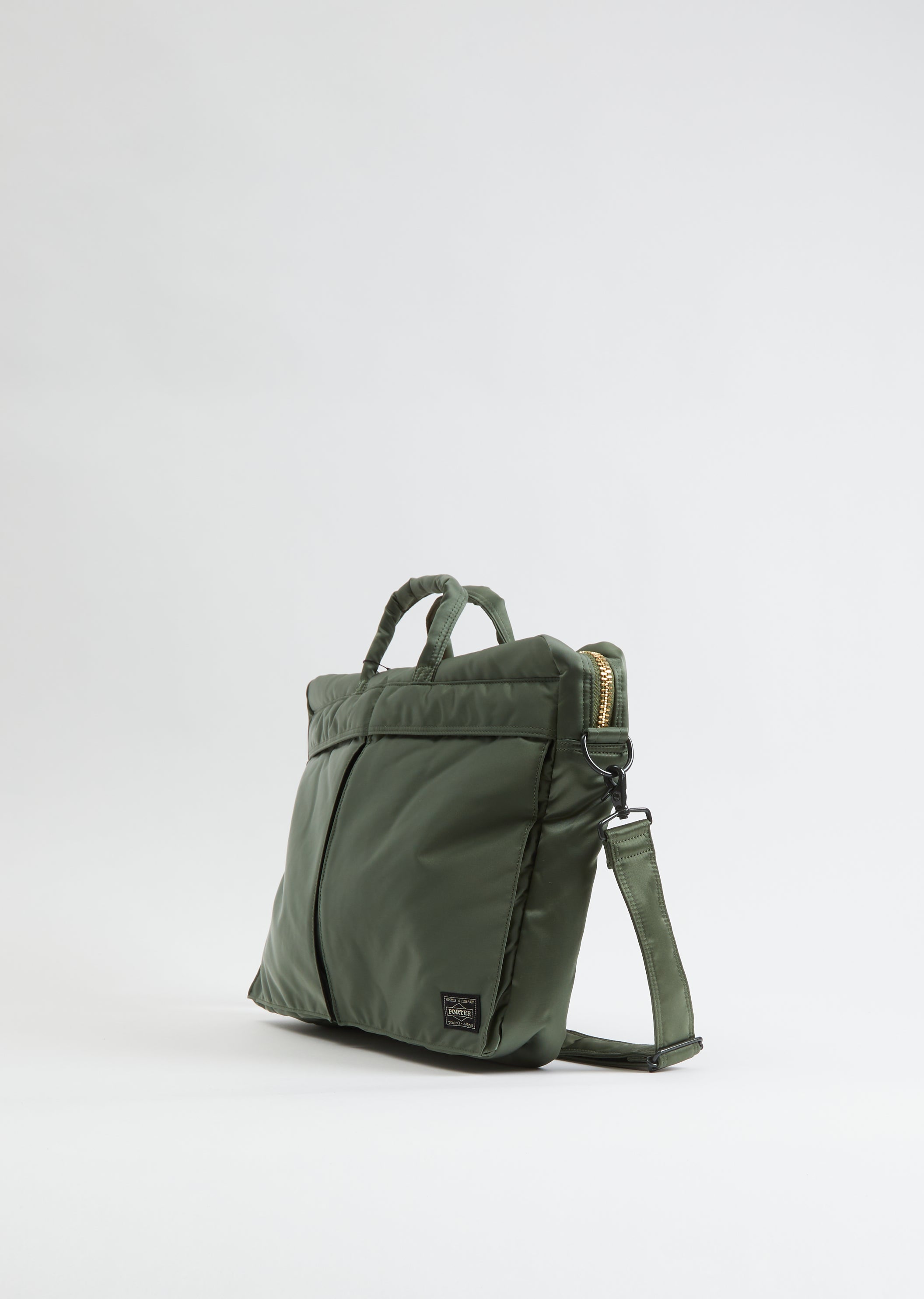 Borsa a tracolla PORTER Yoshida Tanker verde salvia 2 vie in nylon Borsa a tracolla PORTER Yoshida Tanker verde salvia 2 vie in nylon