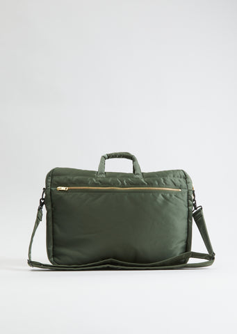 Tanker 2-Way Briefcase — Sage Green – La Garçonne