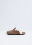 Leather Shearling Loafer