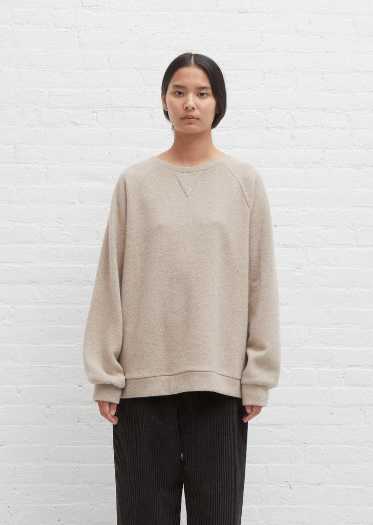 Wool & Cashmere Jersey Sweatshirt