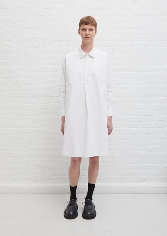 Porto Cotton Dress — White