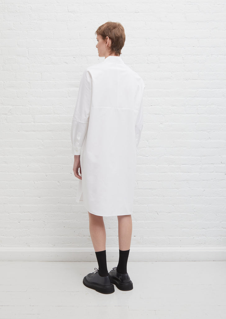 Porto Cotton Dress — White