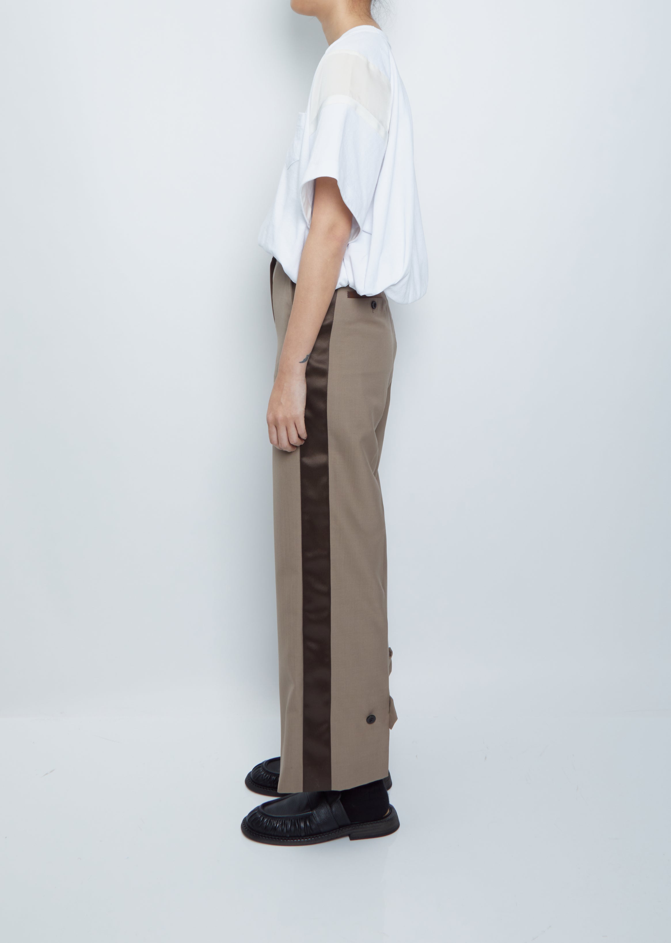 sacai 22SS Suiting pants スーチング 定価61600円 - スラックス