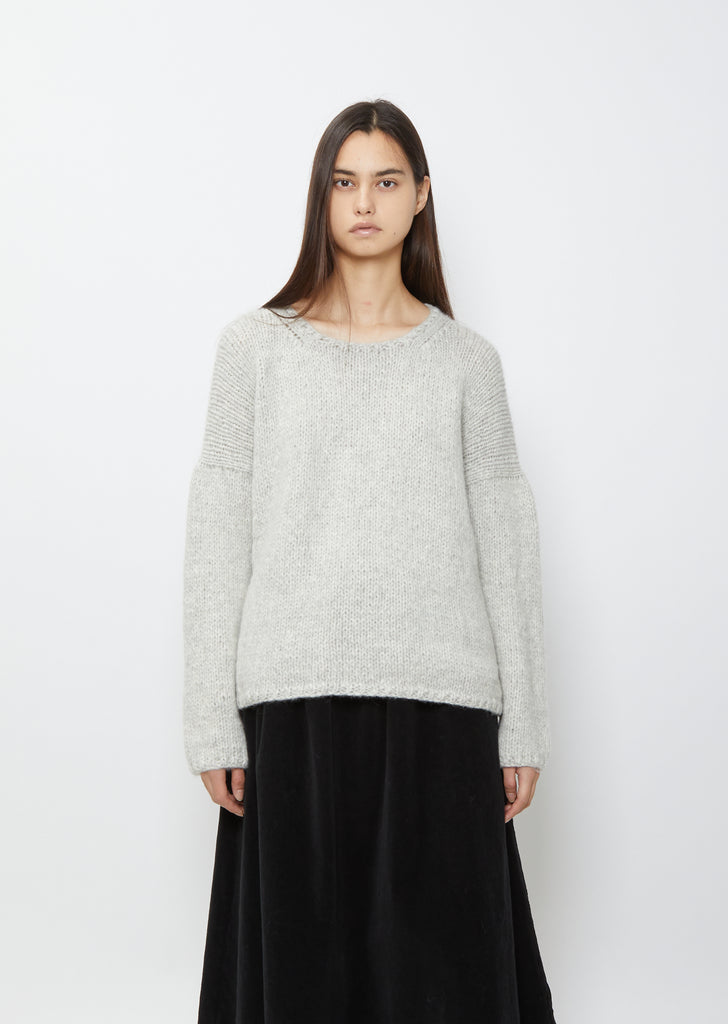 Pullover Sweater— Light Grey