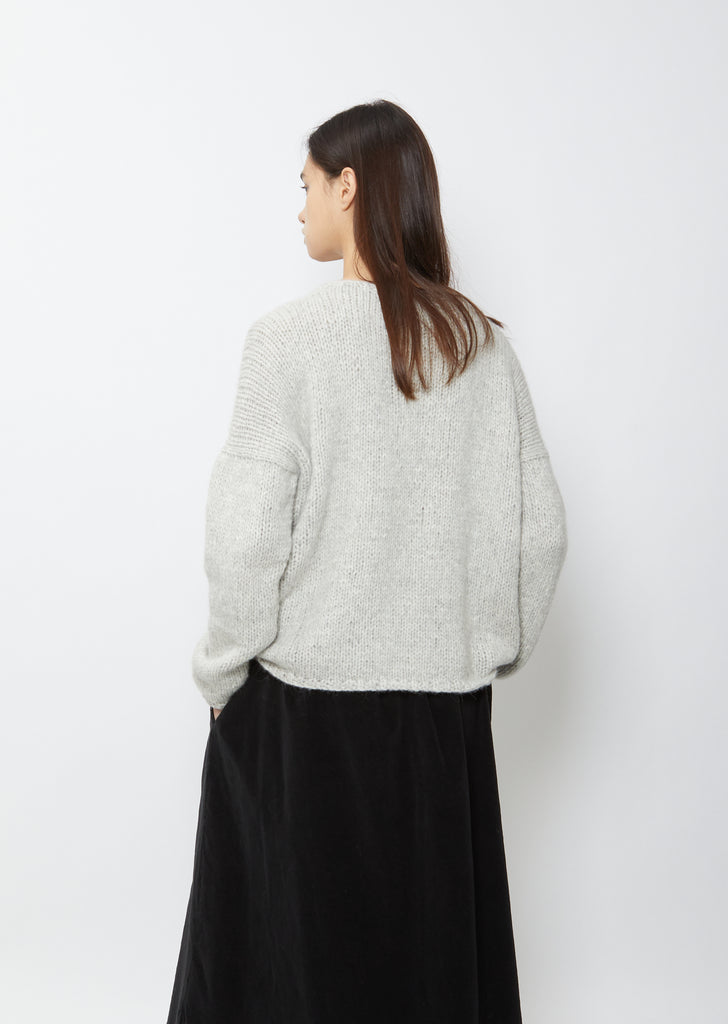 Pullover Sweater— Light Grey