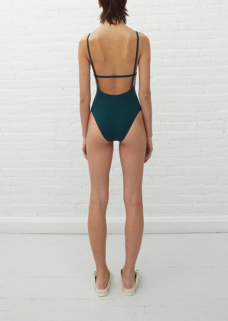Tre One-Piece Swimsuit — Indian Jade