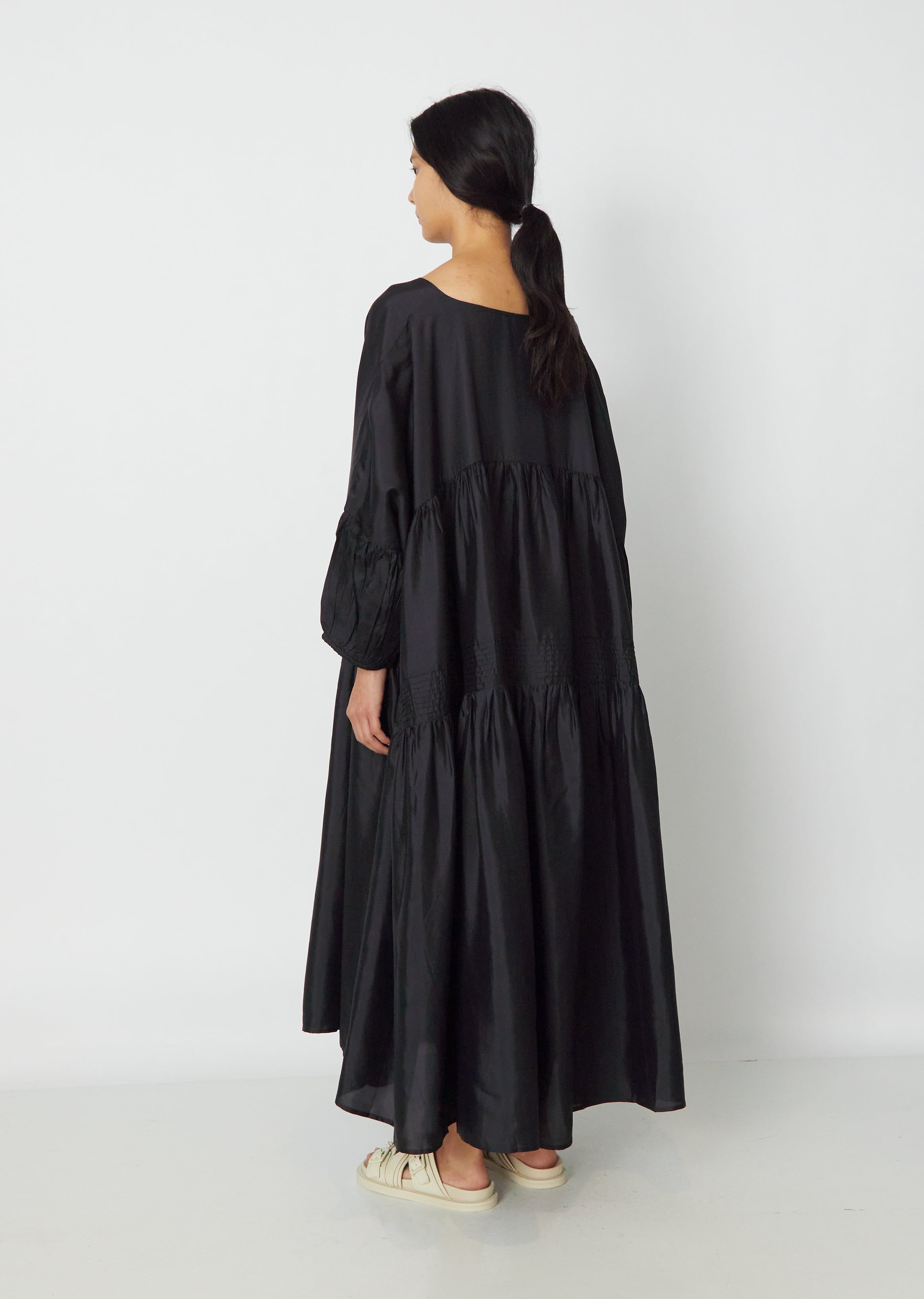 anaak airi maxi dress Anaak Airi Tussar Maxi Dress