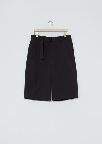 Belted Shorts — Black