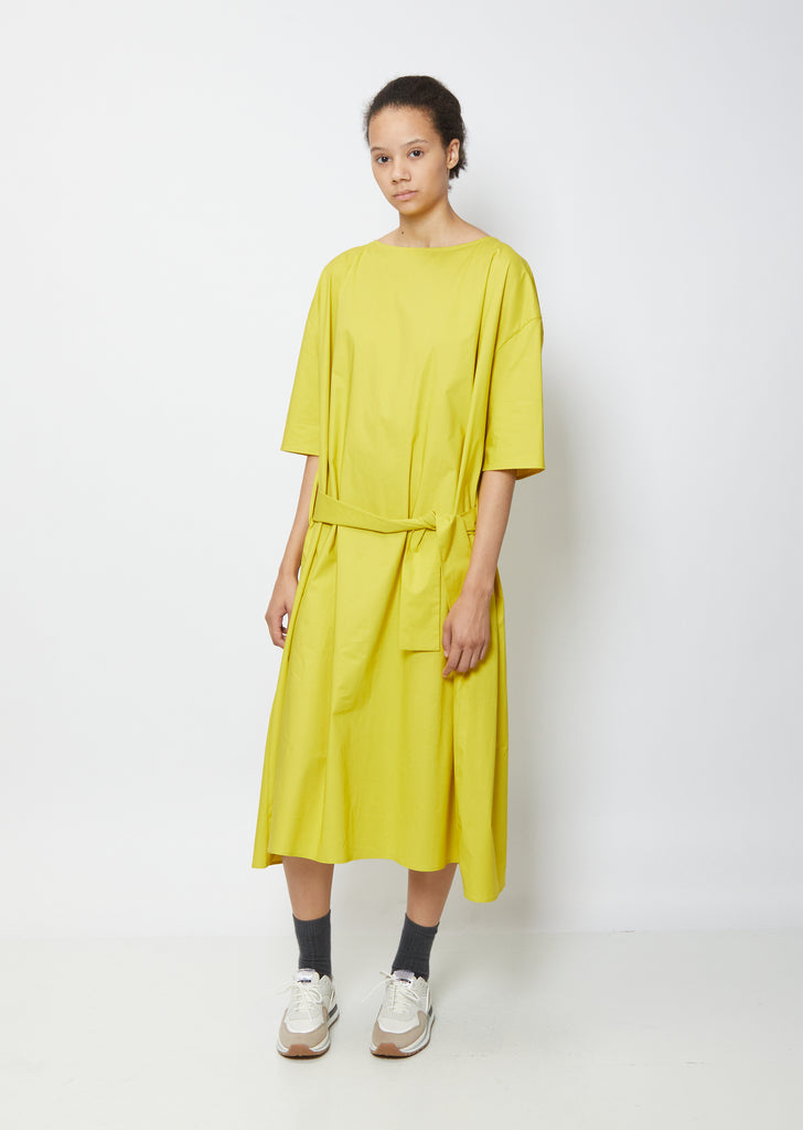 Cotton Poplin Dress — Lemon