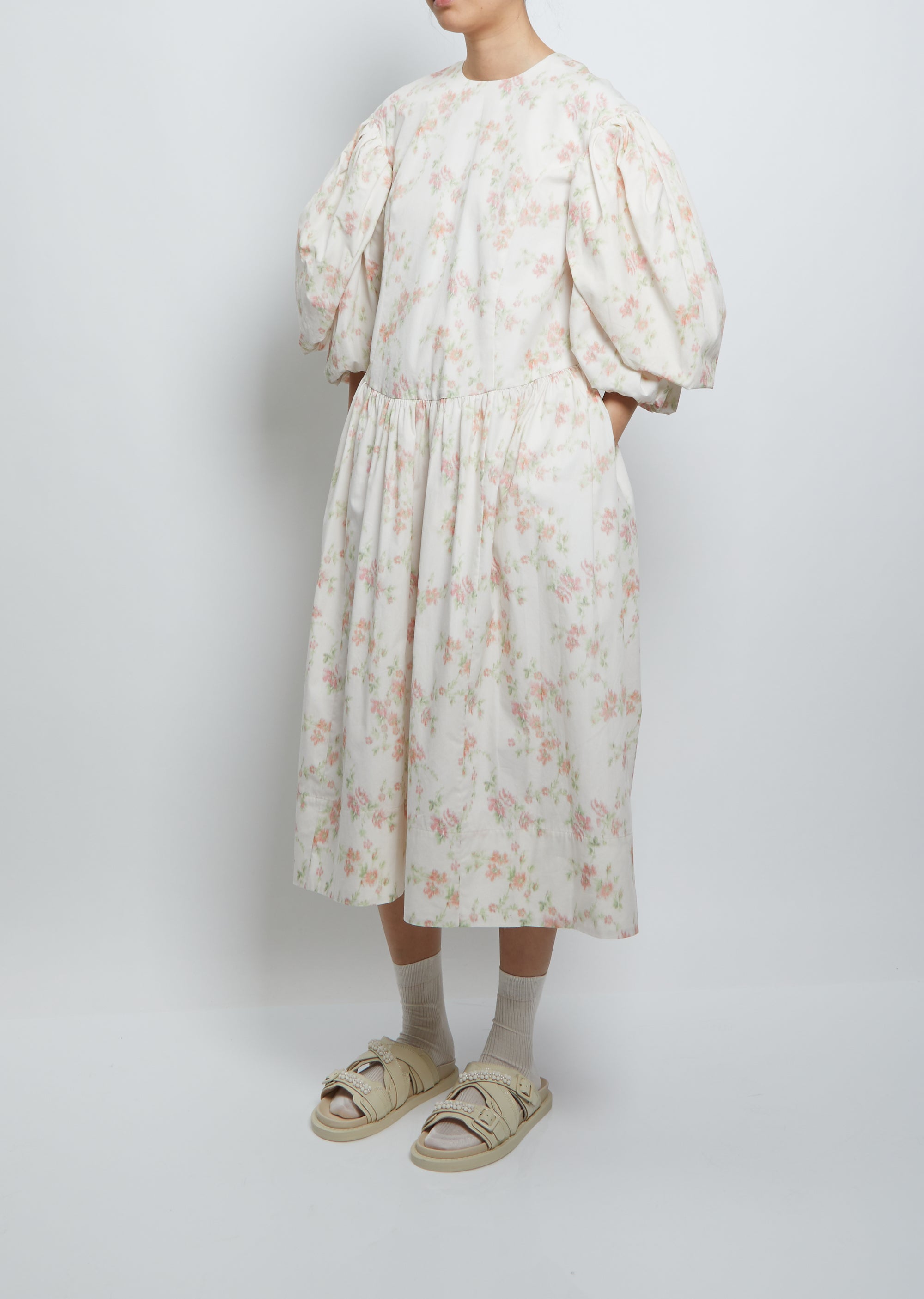 layered smock dress Women's Stone Woven Ruffled Tiered Smock Dress
