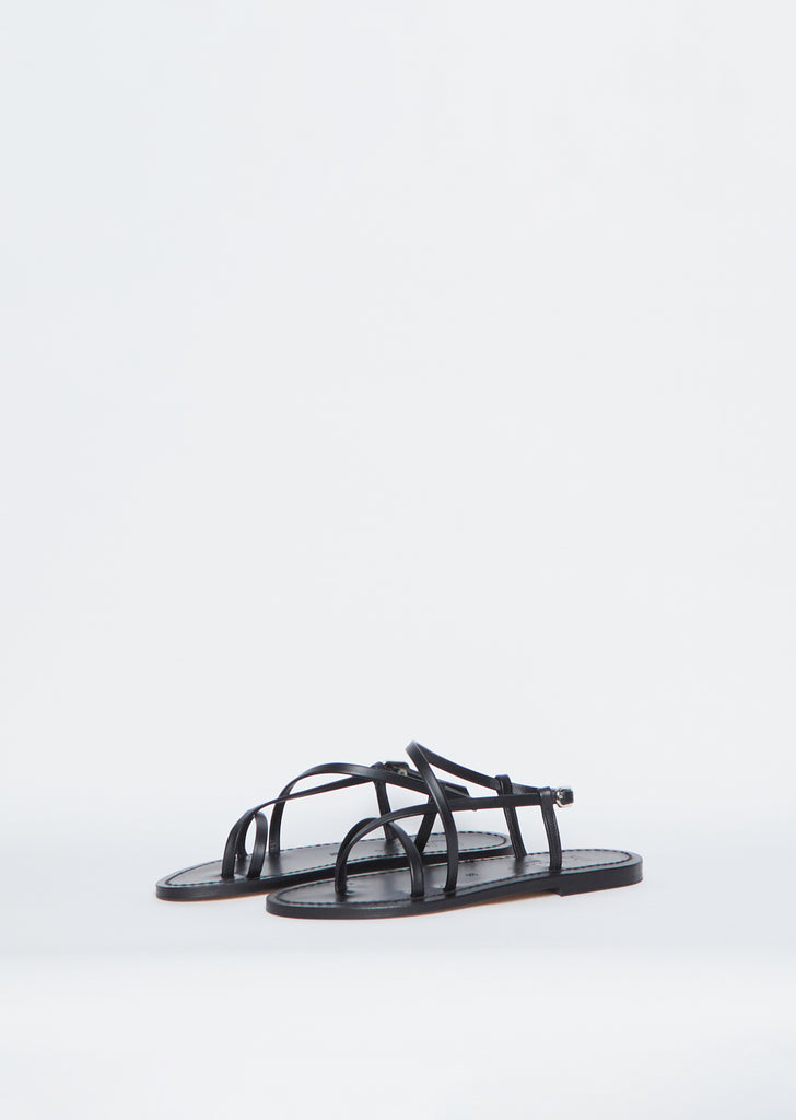 Muse Strap Sandal — Black