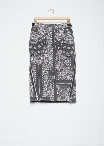 Bandana Print Skirt