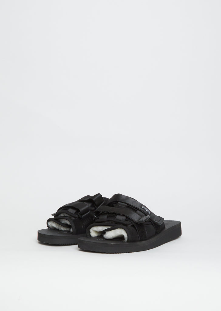 Moto-Mab Slide Sandal— Black