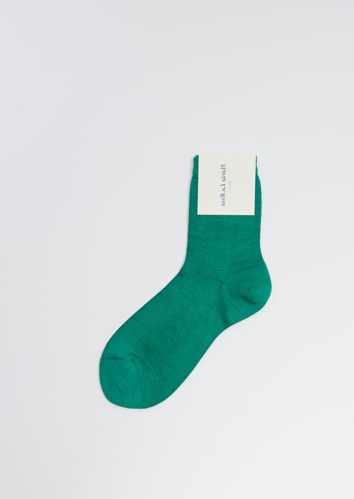 One Ankle Socks — Green