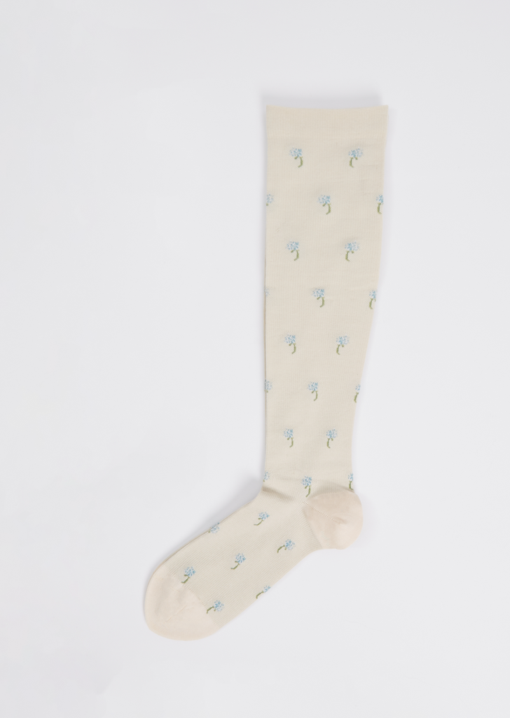 Compression III Tall Socks — Ivory