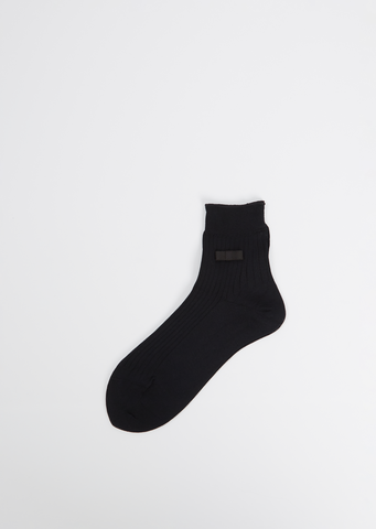 Socks With Ribbon — Black