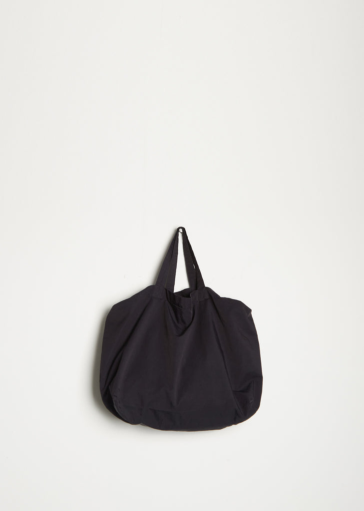 Shoulder Tote Bag — Black Navy
