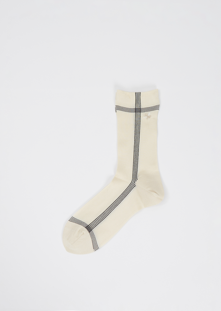 Side Line Silk Socks