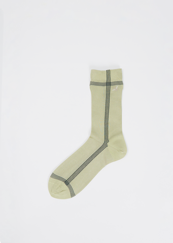 Side Line Silk Socks — Mint