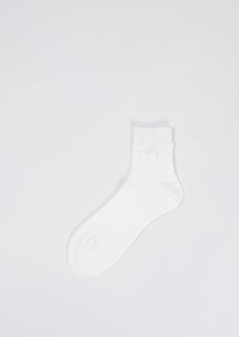 Socks With Ribbon — White