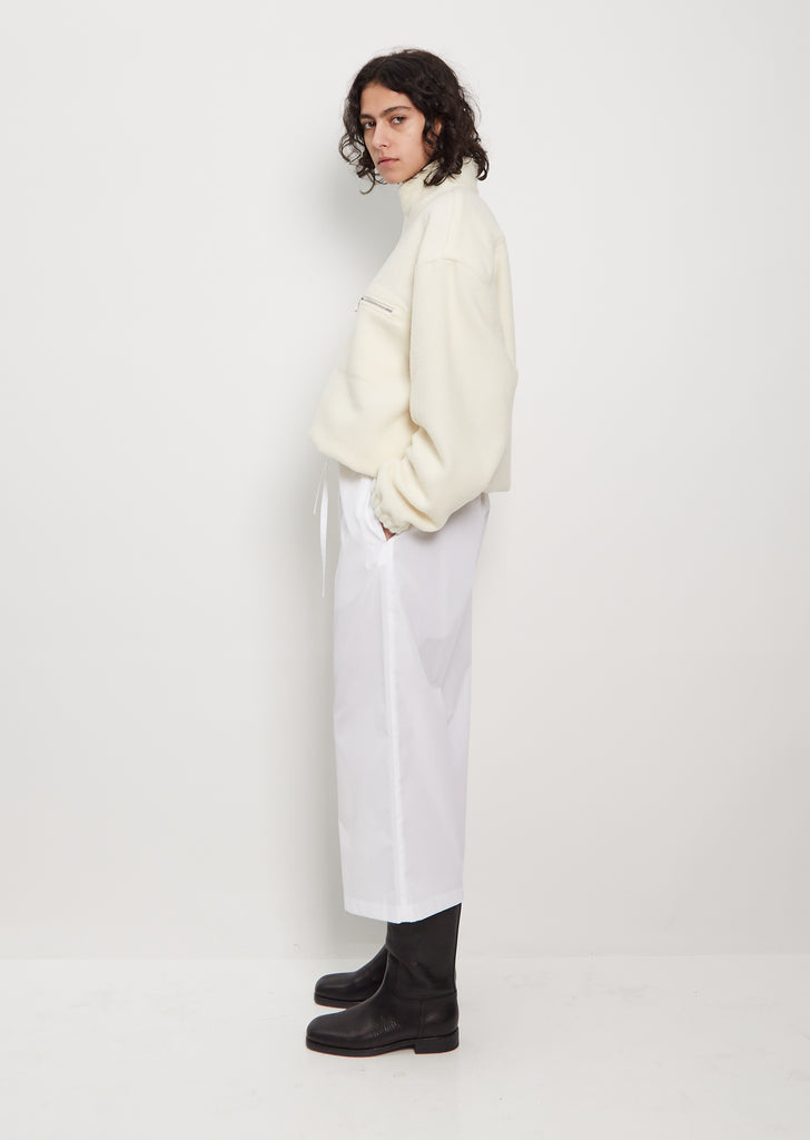 Short Pyama Trouser — White