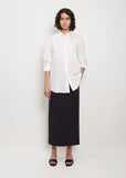 Cotton Twill Shirt — White
