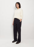 Wool Pull On Trouser