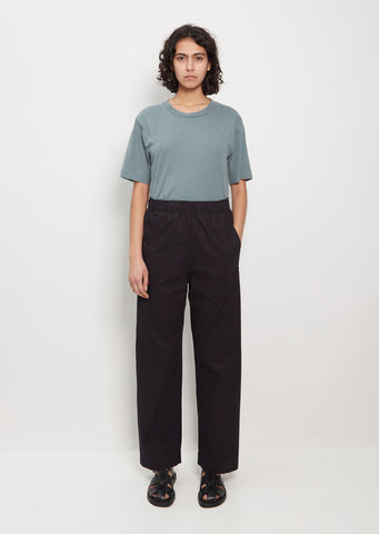 Cotton Wide Leg Jogger