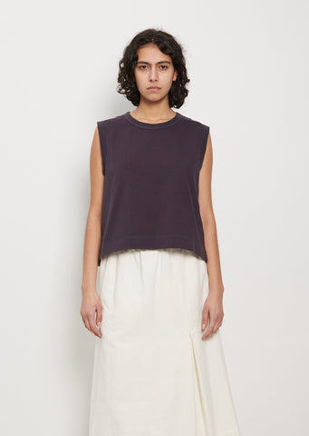 Organic Cotton Tank Top — Indigo