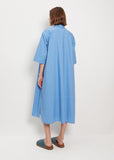 Dillion Cotton Shirt Dress — Blue Sky