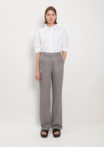Sbiru Wool Pants — Grey Melange