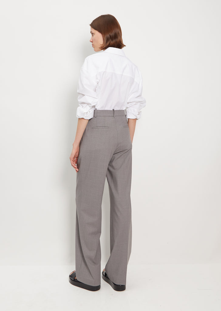Sbiru Wool Pants — Grey Melange