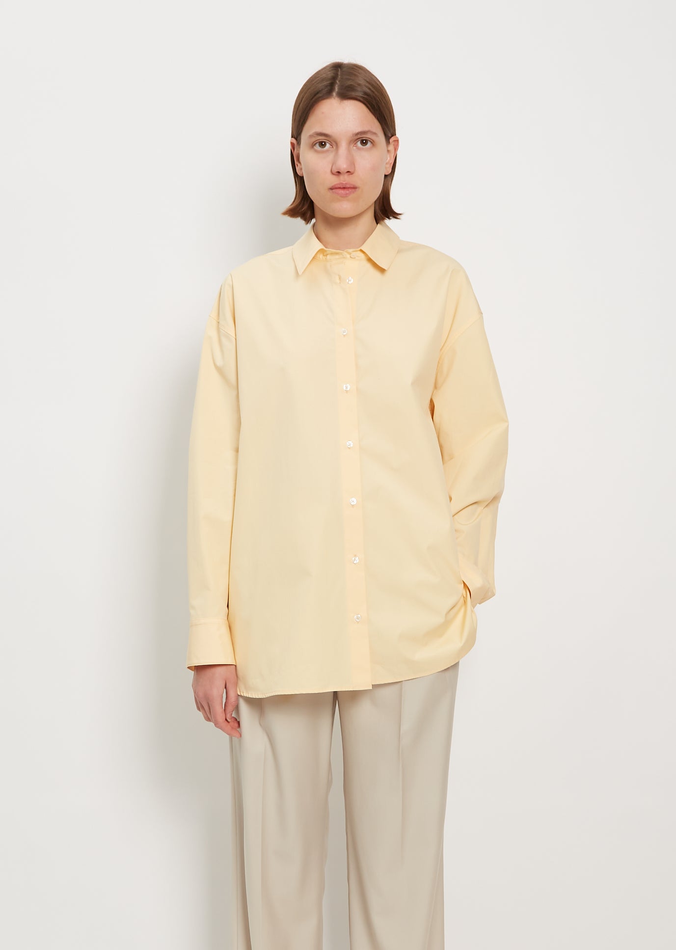 Espanto Cotton Shirt - Apricot – La Garçonne