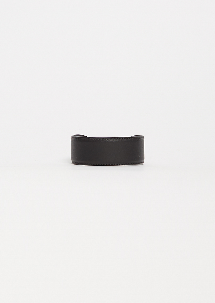 Large Plat Gaine Bracelet — Black