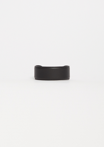 Large Plat Gaine Bracelet — Black
