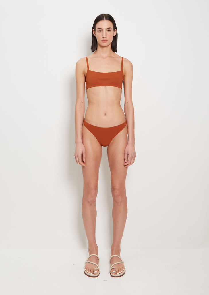 Undici Low Waist Bikini — Terracotta