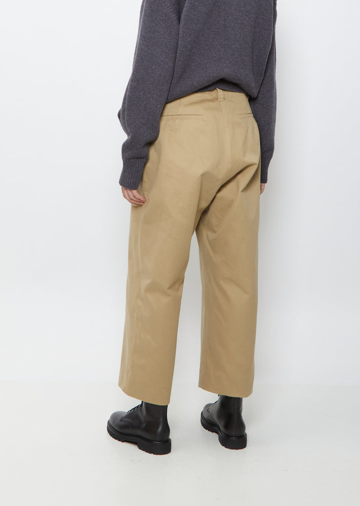 Asher Cotton Pant — Tan