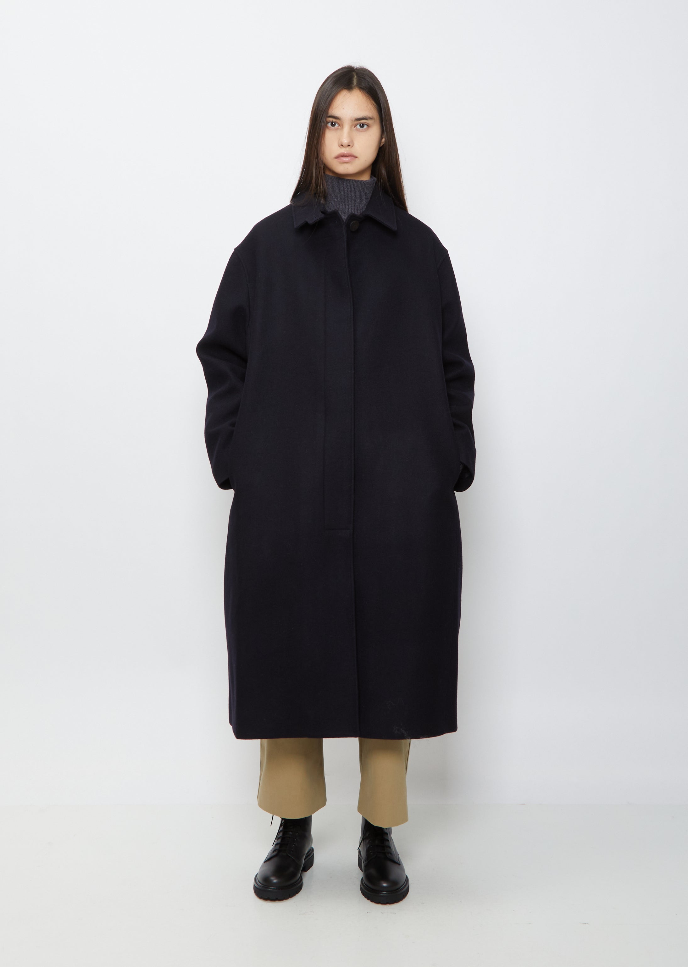 Ria Wool Blend Coat – La Garçonne