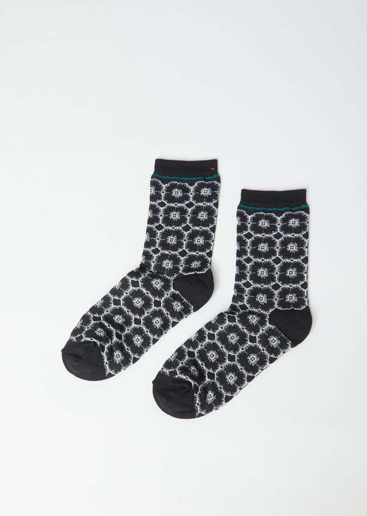 Anemone Socks — Black
