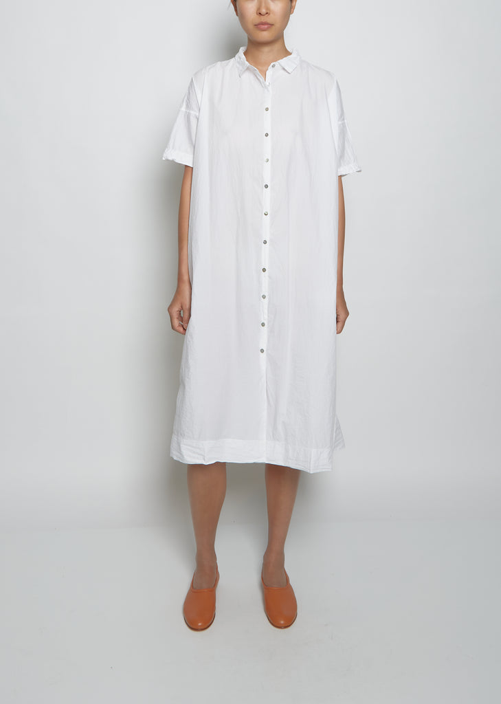 Collar Dress TC — White