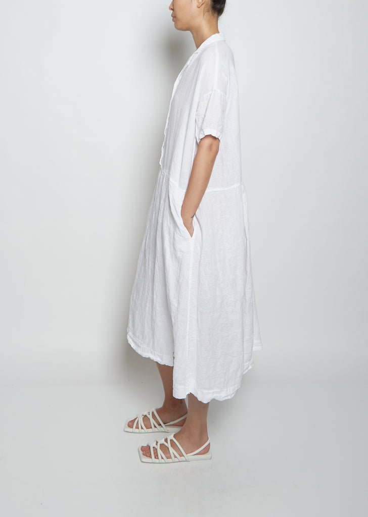 Light Linen Dress — White