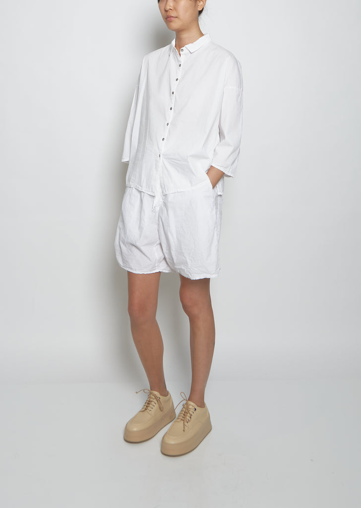 Short Collar Shirt TSL — White