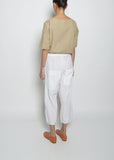 Wide & Short Trousers TC — White