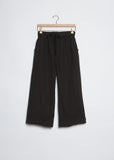 Wide & Short Trousers CC — Black