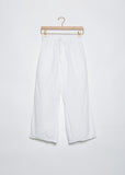 Wide & Short Trousers TC — White