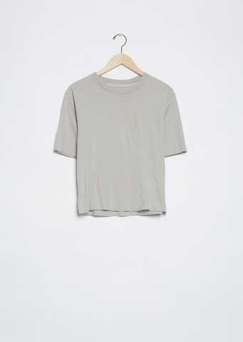 Simple Cotton T-Shirt — Concrete