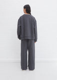 Toulouse Cotton Fleece Sweatshirt — Anthracite Melange