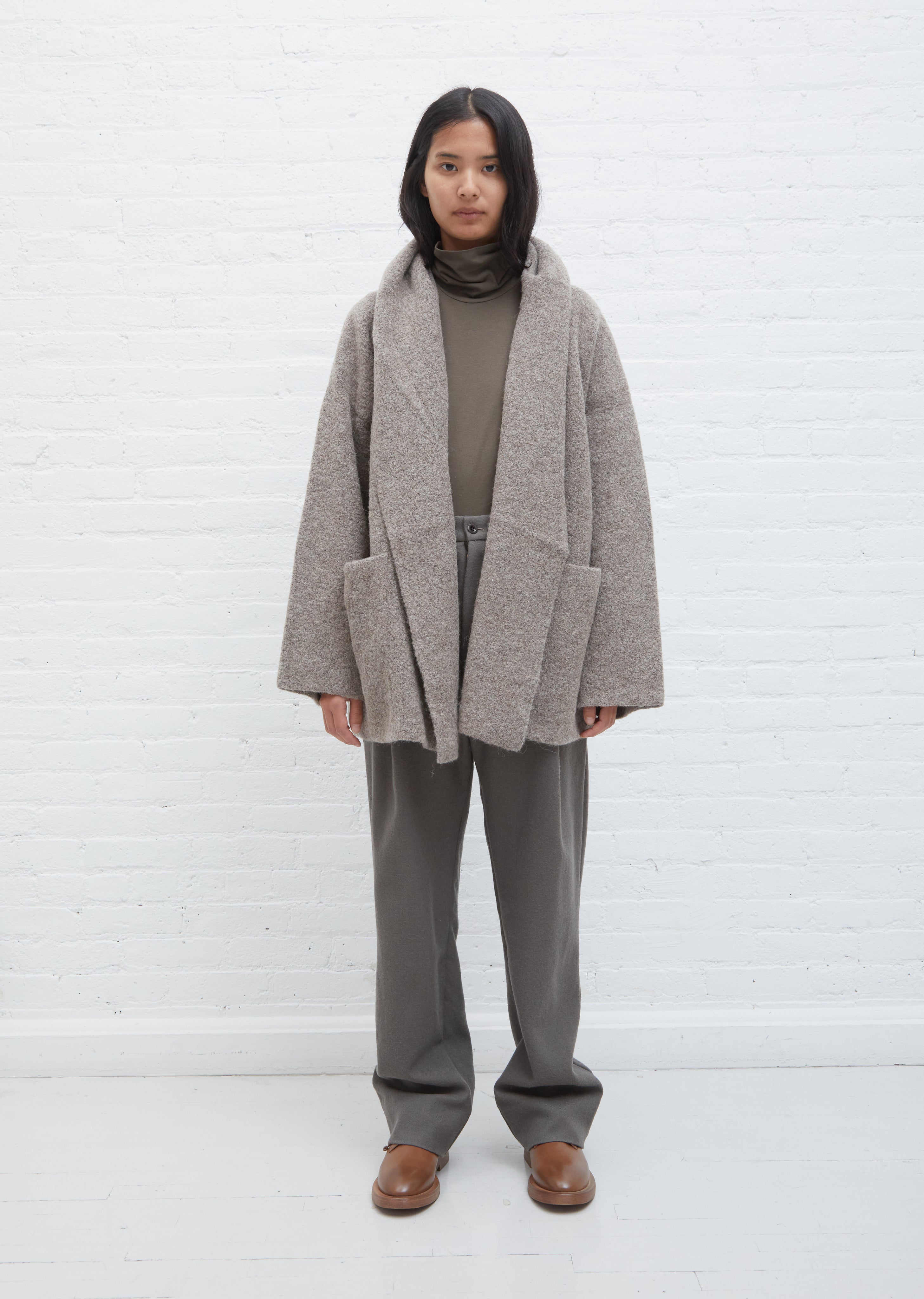 louren doubleface wool over coat ロングコート 【スーパーセール