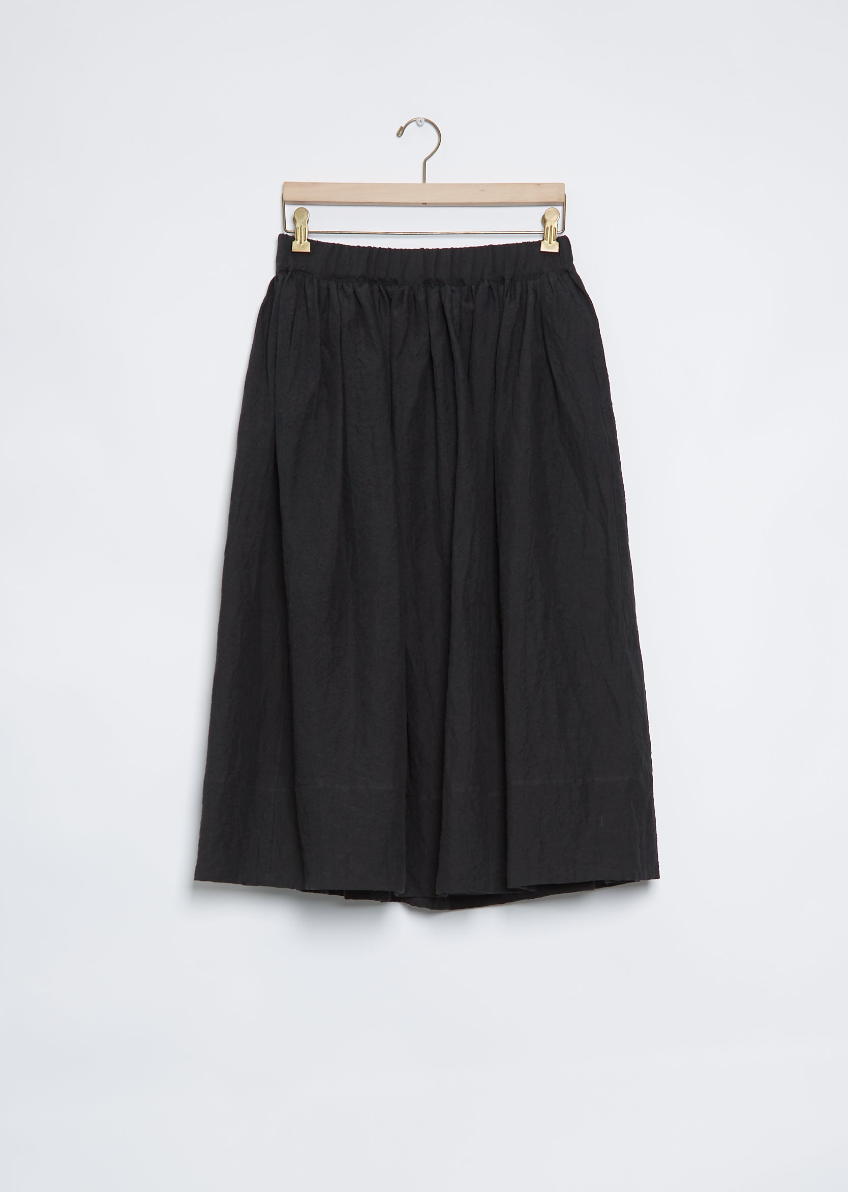 Elastic Waist Skirt — Black – La Garçonne