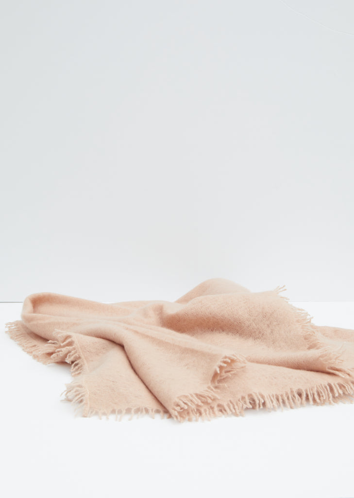 Cashmere Felted Lux Stole — Rose